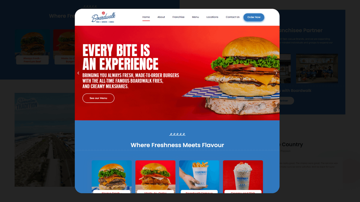 Boardwalk Fries Burgers Shakes