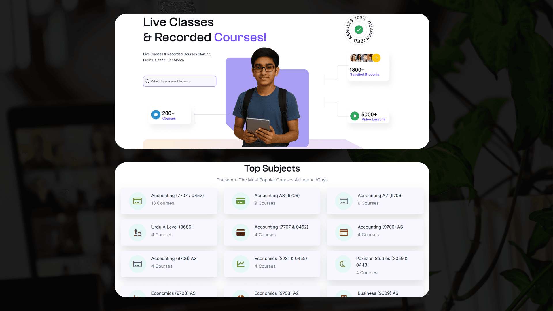 LearnedGuys website screenshot